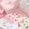 48 Pcs Rhinestone Buttons for Crafts Clothes Faux Pearl Embellishments